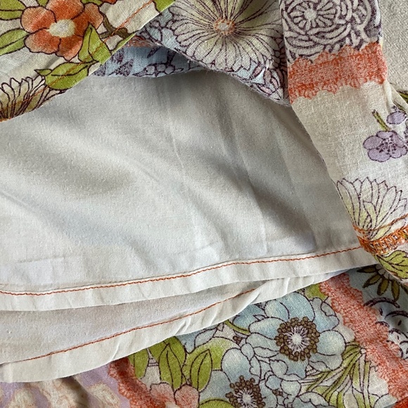 Queen Bee Boho Patchwork Halter Dress Size 5 - Picture 8 of 8